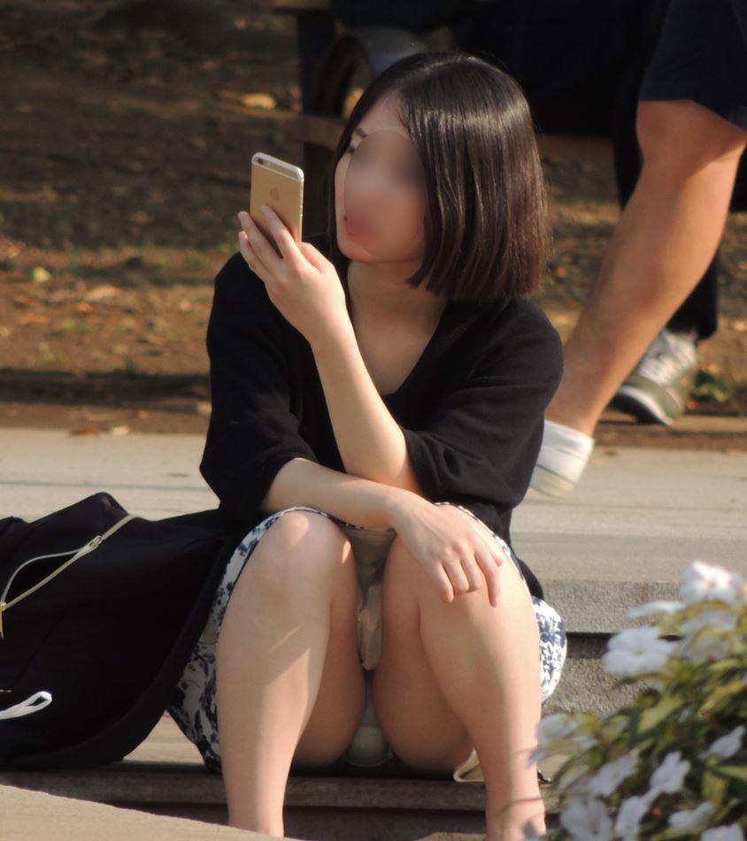 【再販】お座りお姉さん発見！！（ＦＨＤ）大変です！！パンツが見えてますよ２３ ＹＵＫＩ　公園パンチラ　パンスト越しパンチラ　座りパンチラ